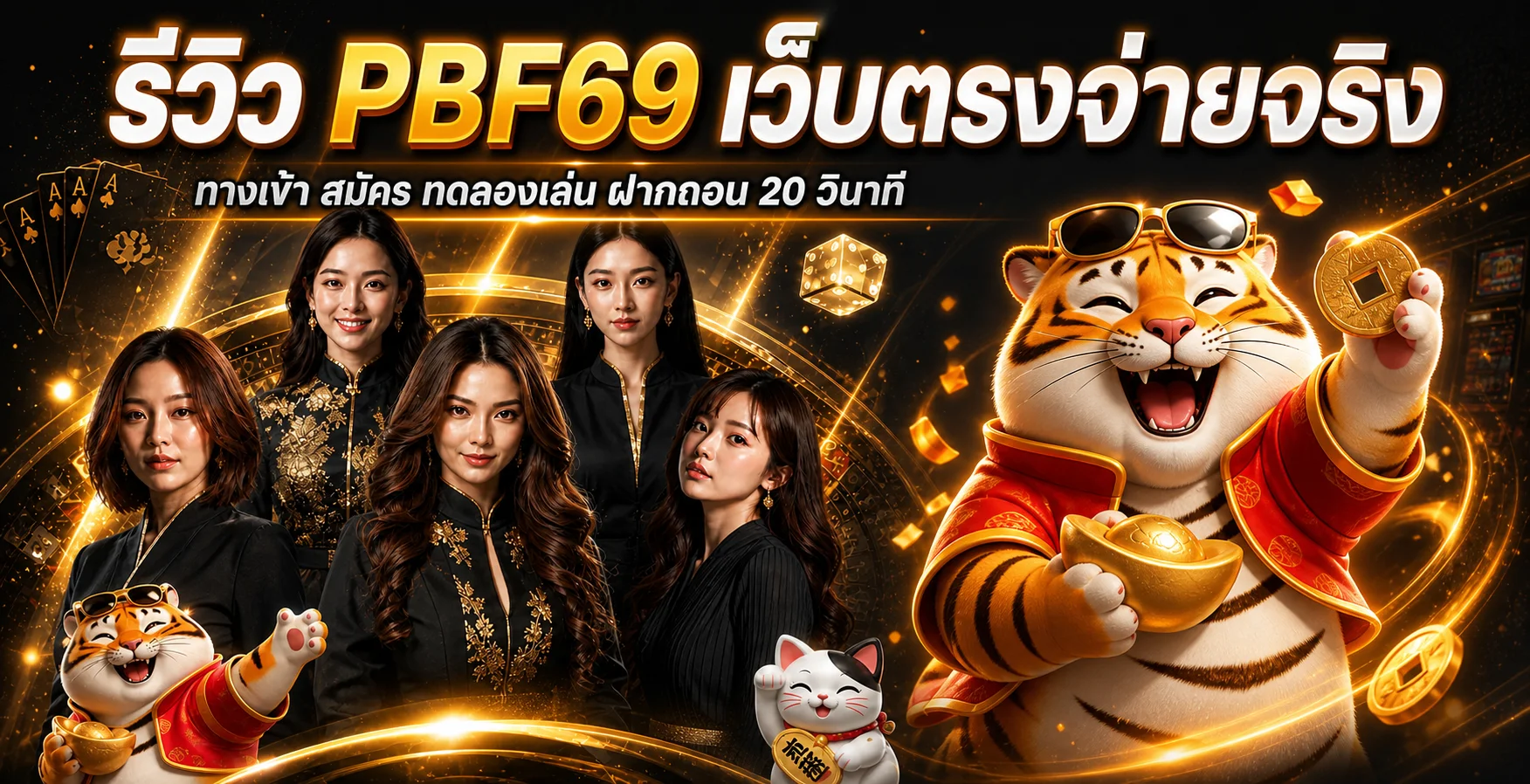 รีวิว PBF69 เว็บตรงจ่ายจริง 2026 ทางเข้า สมัคร ทดลองเล่น
